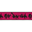 2 1/2" Wired Ribbon | Witches on Hot Pink w/ Black Backing | 10 Yard Roll
