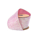 3.6" Wired Ribbon | Iridescent Texture on Fushcia Backing | 10 Yard Roll