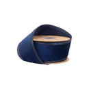 2 1/2" Wired Velvet Ribbon | Blue Velvet Center | 10 Yard Roll