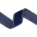 2 1/2" Wired Velvet Ribbon | Blue Velvet Center | 10 Yard Roll