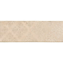 4" Wired Velvet Ribbon | Gold Damask on Ivory w/ Gold Backing | 10 Yard Roll