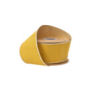 2 1/2" Wired Dupioni Ribbon | Dark Yellow Gold w/ Metallic Backing | 10 Yard Roll