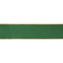 2 1/2" Wired Dupioni Ribbon | Emerald Green w/ Metallic Backing | 10 Yard Roll