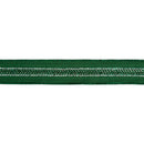 1 1/2" Wired Dupioni Ribbon | Green w/ Beaded Trim and Green Metallic Backing | 10 Yard Roll
