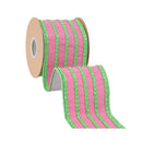 4" Wired Dupioni Ribbon | Fiveway Trim on Dupioni w/ Metallic Backing | 10 Yard Roll