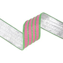 4" Wired Dupioni Ribbon | Fiveway Trim on Dupioni w/ Metallic Backing | 10 Yard Roll