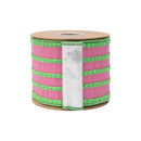 4" Wired Dupioni Ribbon | Fiveway Trim on Dupioni w/ Metallic Backing | 10 Yard Roll
