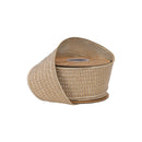 2 1/2" Wired Ribbon | Gold Sparkle w/ Champagne Metallic Backing | 10 Yard Roll