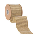 4" Wired Ribbon | Gold Sparkle w/Gold Metalllic Backing | 10 Yard Roll