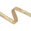1" Wired Ribbon | Gold Sparkle w/ Gold Metalllic Backing | 10 Yard Roll