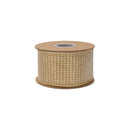 2 1/2" Wired Ribbon | Gold Sparkle w/ Gold Metalllic Backing | 10 Yard Roll