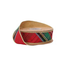 1 1/2" Wired Ribbon | Bold Christmas Plaid w/ Metallic Gold Backing | 10 Yard Roll
