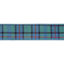 2 1/2" Wired Dupioni Ribbon | Blue/Green/Red Plaid w/ Fused Dupioni Backing | 10 Yard Roll
