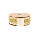 1 1/2" Jeweled Ribbon | Ivory | 10 Yard Roll