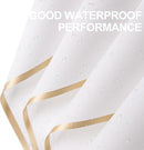 58x58cm Matte Floral Sheets with Gold Edge | White | 50-pcs Bag