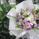 58x58cm Matte Floral Sheets with Gold Edge | White | 50-pcs Bag