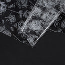 56x56cm Floral Sheets Clear | White | 20-pcs Bag