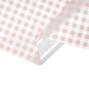 58x58cm Matte Floral Sheets Gingham | Pink | 20-pcs Bag