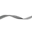 3/8" Gingham Check Ribbon | Black (030)/White (029) | 25 Yard Roll