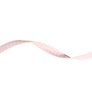 3/8" Gingham Check Ribbon | Lt Pink (117)/White (029) | 25 Yard Roll