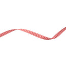 3/8" Gingham Check Ribbon | Red (250)/White (029) | 25 Yard Roll