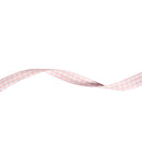 5/8" Gingham Check Ribbon | Lt Pink (117)/White (029) | 25 Yard Roll