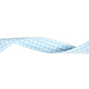 1 1/2" Gingham Check Ribbon | Blue (312)/White (029) | 25 Yard Roll