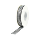 5/8" Micro Gingham Check Black (030)/White (029) 25 Yd Roll