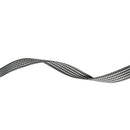 5/8" Micro Gingham Check Black (030)/White (029) 25 Yd Roll