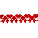 1 1/2" Ultrasonic Ribbon | Red Bow Garland | 10 Yards