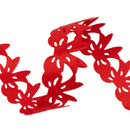 1 1/2" Ultrasonic Ribbon | Red Bow Garland | 10 Yards