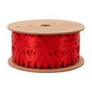 1 1/2" Ultrasonic Ribbon | Red Bow Garland | 10 Yards