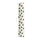 24" x 417' Reversible Holiday Wrapping Paper Half Ream | Vintage Holly/Green Metallic Solids