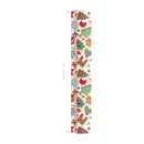24" x 417' Reversible Holiday Wrapping Paper Half Ream | Sweet Cookies/Solid Green