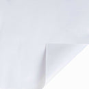 24" x 417' Wrapping Paper Half Ream | White Pinstripe