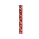 24" x 417' Holiday Reversible Metallic Wrapping Paper Half Ream | Holly Nutcracker and Gold Holiday Scroll