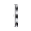 24" x 417' Holiday Reversible Wrapping Paper Half Ream | Black/White Checked and Black/White Stripe