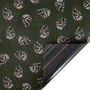 24" x 417' Holiday Reversible Wrapping Paper Half Ream | Pine Cone and Pine and Diagonal