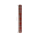 24" x 417' Holiday Reversible Wrapping Paper Half Ream | Traditional Tartan Plaid and Decorated Trees