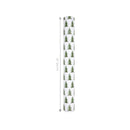 24" x 417' Holiday Reversible Wrapping Paper Half Ream | All-over Trees and Green/White Plaid