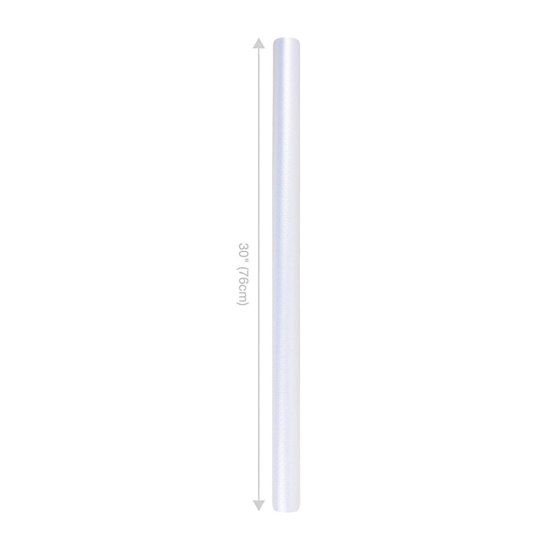 30" x 10' Wrapping Paper | White Pearl Quilted