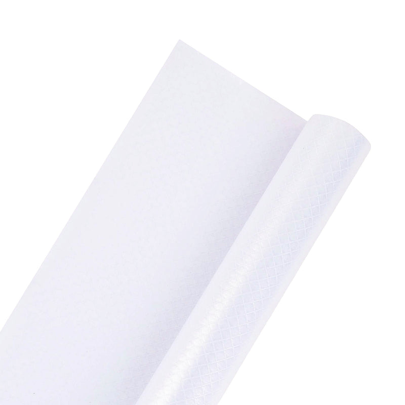 30" x 10' Wrapping Paper | White Pearl Quilted