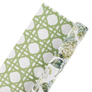 30" x 10' Reversible Everyday Wrapping Paper | Fresh Hydranga w/ Garden Green Trellis