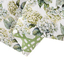 30" x 10' Reversible Everyday Wrapping Paper | Fresh Hydranga w/ Garden Green Trellis