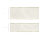4" Reversible Velvet/Lurex Wired Ribbon | Ivory/Gold | 10 Yard Roll
