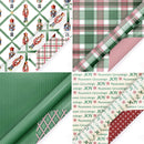 30" x 10' Wrapping Paper Bundle (4-pack) | Northfolk Pine Nutcracker