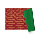 30" x 10' Reversible Holiday Wrapping Paper | Merry Christmas Red and Gold/ Green Solid