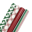 30" x 10' Wrapping Paper Bundle (4-pack) | Greek Key