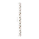 30" x 10' Reversible Holiday Wrapping Paper | Vintage Holly/Green Metallic Solids