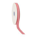 5/8" Striped Ribbon | Red (250) | 100 Yard Roll